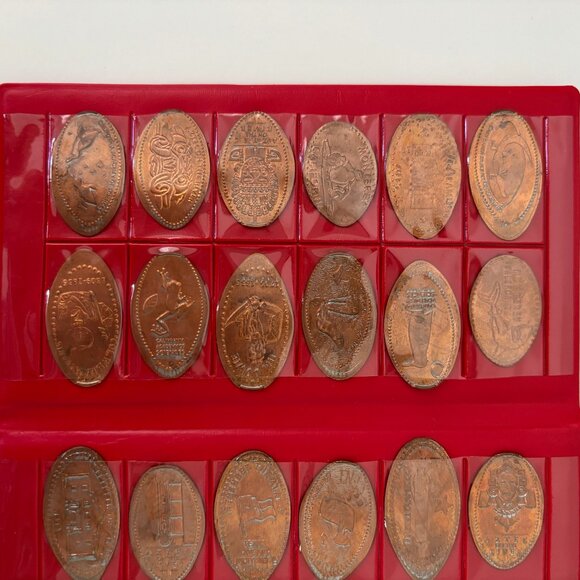 Vintage Elongated Penny Collection – Historical & Travel Souvenirs – Alamo, Mont - Picture 3 of 5